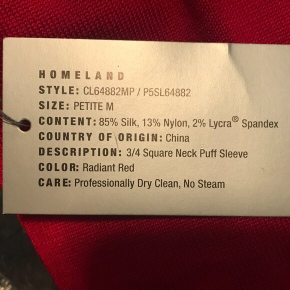 Classiques Entier | Red Square-Neck Silk Sweater - Picture 6 of 7